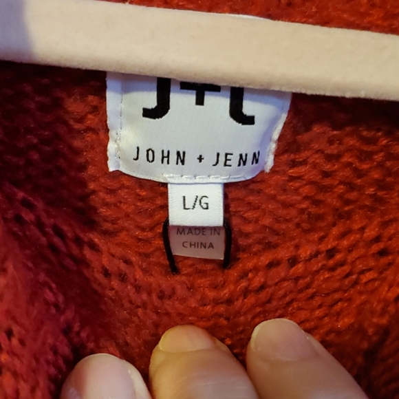 NWT John+Jenn oversized sweater Sz L - Picture 6 of 6